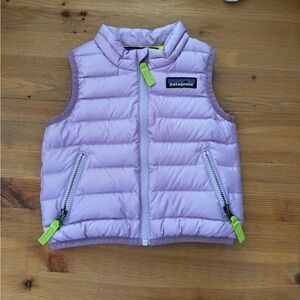 Patagonia Down Sweater Vest - pink/green
